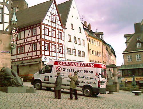 Taubenabwehr