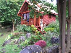 Frontview of the bungalow