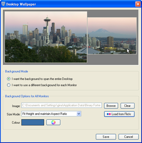 Display Fusion - Span one background across multiple screens! Display Fusion - Span one background across multiple screens!