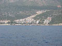 View on the vilage from the sea