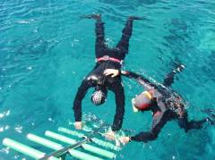 Static apnea (time diving 90 seconds)