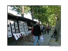 The so called Booketiers, selling all kinds of paper stuff at the banks of the Seine