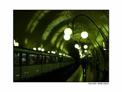 Don't ask me why, but I just loved the subway in paris. Very old, lots of atmosphere...