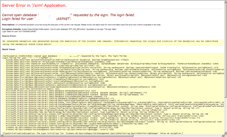 SQL Rights Error SQL Rights Error