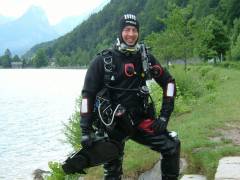 After the dive, the reason for looking so is the weight of the equipment. The dive was very good After the dive, the reason for looking so is the weight of the equipment. The dive was very good